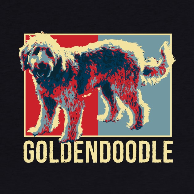 GoldenDoodle Dog design - Hipster Style For Dog Lover by Blue Zebra
